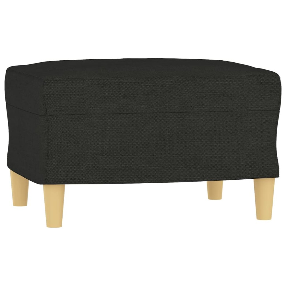 vidaXL Taburet, negru, 60x50x41 cm, material textil