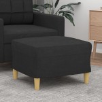 vidaXL Taburet, negru, 60x50x41 cm, material textil vidaXL Taburet, negru, 60x50x41 cm, material textil