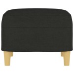 vidaXL Taburet, negru, 60x50x41 cm, material textil vidaXL Taburet, negru, 60x50x41 cm, material textil