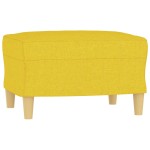 vidaXL Taburet, galben deschis, 60x50x41 cm, material textil vidaXL Taburet, galben deschis, 60x50x41 cm, material textil