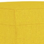 vidaXL Taburet, galben deschis, 60x50x41 cm, material textil vidaXL Taburet, galben deschis, 60x50x41 cm, material textil