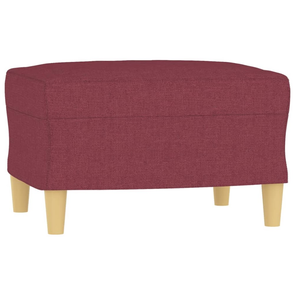 vidaXL Taburet, roșu vin, 60x50x41 cm, material textil
