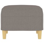 vidaXL Taburet, gri taupe, 60x50x41 cm, material textil vidaXL Taburet, gri taupe, 60x50x41 cm, material textil