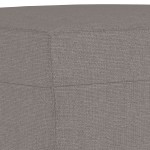 vidaXL Taburet, gri taupe, 60x50x41 cm, material textil vidaXL Taburet, gri taupe, 60x50x41 cm, material textil