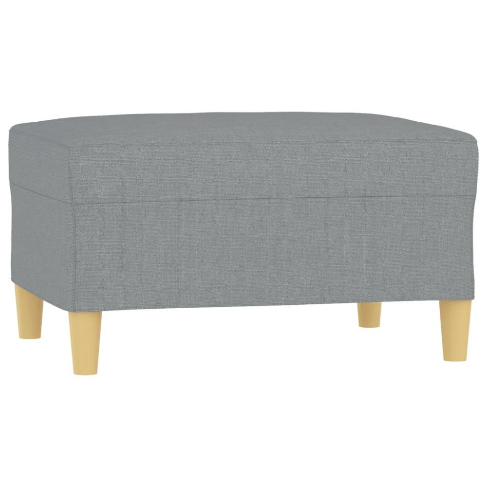 vidaXL Taburet, gri deschis, 70x55x41 cm, material textil