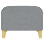 vidaXL Taburet, gri deschis, 70x55x41 cm, material textil vidaXL Taburet, gri deschis, 70x55x41 cm, material textil