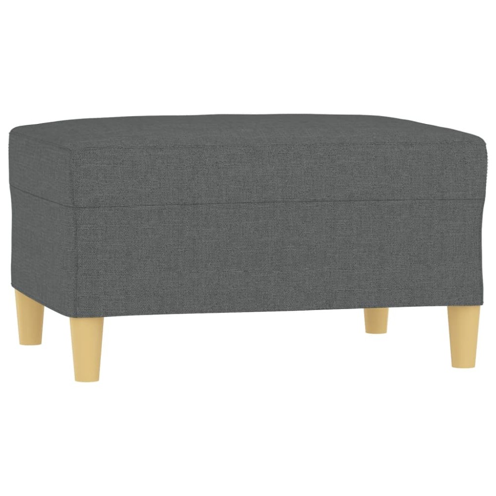 vidaXL Taburet, gri închis, 70x55x41 cm, material textil