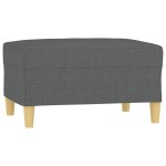 vidaXL Taburet, gri închis, 70x55x41 cm, material textil vidaXL Taburet, gri închis, 70x55x41 cm, material textil