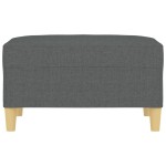 vidaXL Taburet, gri închis, 70x55x41 cm, material textil vidaXL Taburet, gri închis, 70x55x41 cm, material textil