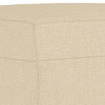 vidaXL Taburet, crem, 70x55x41 cm, material textil vidaXL Taburet, crem, 70x55x41 cm, material textil
