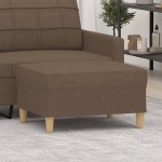vidaXL Taburet, maro, 70x55x41 cm, material textil vidaXL Taburet, maro, 70x55x41 cm, material textil