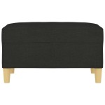vidaXL Taburet, negru, 70x55x41 cm, material textil vidaXL Taburet, negru, 70x55x41 cm, material textil