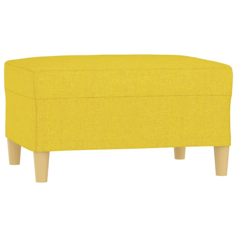 vidaXL Taburet, galben deschis, 70x55x41 cm, material textil