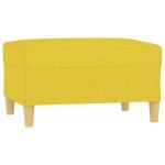 vidaXL Taburet, galben deschis, 70x55x41 cm, material textil vidaXL Taburet, galben deschis, 70x55x41 cm, material textil