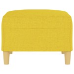 vidaXL Taburet, galben deschis, 70x55x41 cm, material textil vidaXL Taburet, galben deschis, 70x55x41 cm, material textil