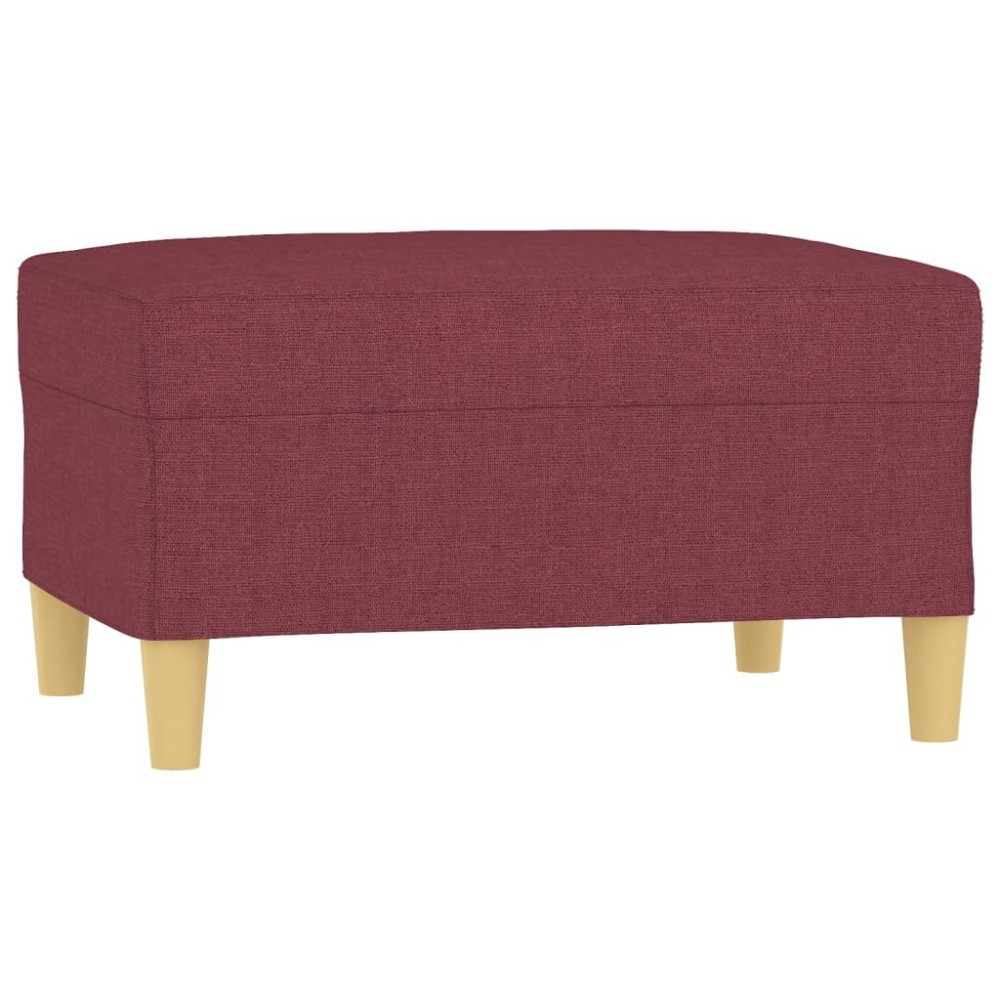 vidaXL Taburet, roșu vin, 70x55x41 cm, material textil