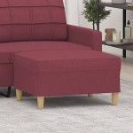 vidaXL Taburet, roșu vin, 70x55x41 cm, material textil vidaXL Taburet, roșu vin, 70x55x41 cm, material textil