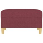 vidaXL Taburet, roșu vin, 70x55x41 cm, material textil vidaXL Taburet, roșu vin, 70x55x41 cm, material textil
