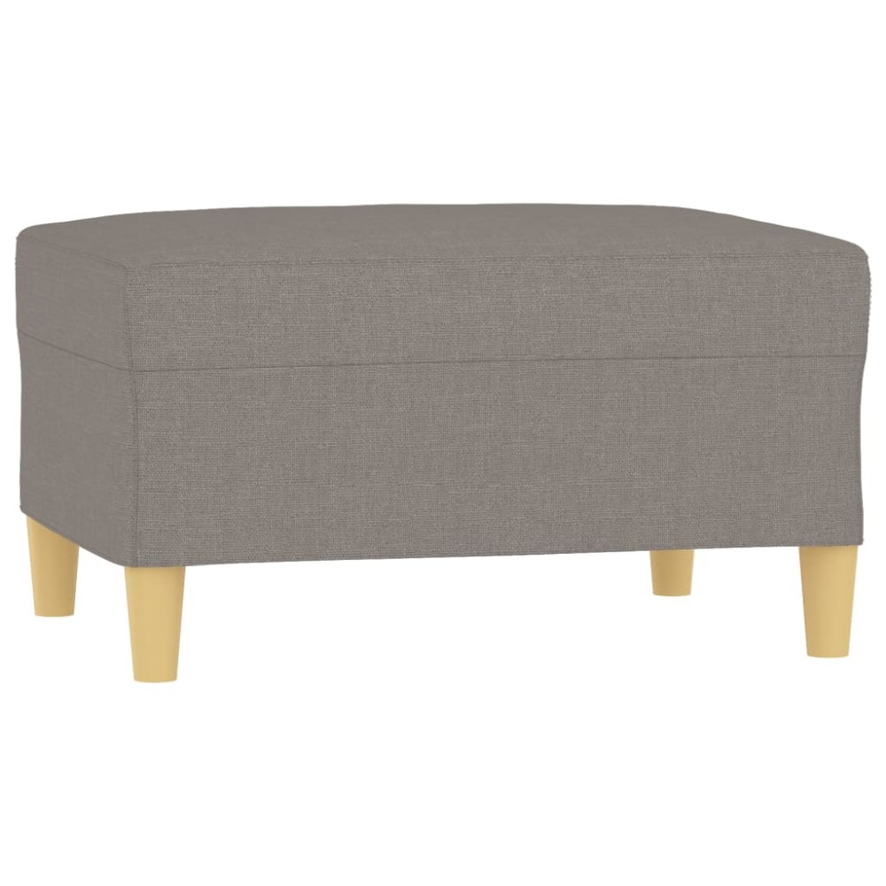 vidaXL Taburet, gri taupe, 70x55x41 cm, material textil