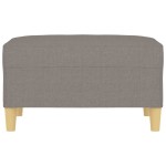 vidaXL Taburet, gri taupe, 70x55x41 cm, material textil vidaXL Taburet, gri taupe, 70x55x41 cm, material textil