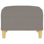 vidaXL Taburet, gri taupe, 70x55x41 cm, material textil vidaXL Taburet, gri taupe, 70x55x41 cm, material textil