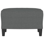 vidaXL Taburet, gri închis, 60x50x41 cm, material textil vidaXL Taburet, gri închis, 60x50x41 cm, material textil