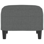 vidaXL Taburet, gri închis, 60x50x41 cm, material textil vidaXL Taburet, gri închis, 60x50x41 cm, material textil