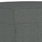 vidaXL Taburet, gri închis, 60x50x41 cm, material textil vidaXL Taburet, gri închis, 60x50x41 cm, material textil