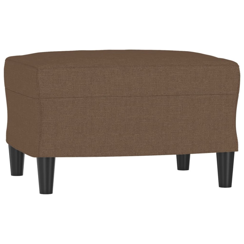 vidaXL Taburet, maro, 60x50x41 cm, material textil