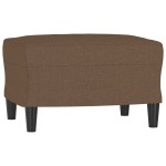 vidaXL Taburet, maro, 60x50x41 cm, material textil vidaXL Taburet, maro, 60x50x41 cm, material textil