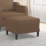 vidaXL Taburet, maro, 60x50x41 cm, material textil vidaXL Taburet, maro, 60x50x41 cm, material textil
