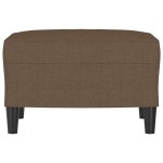 vidaXL Taburet, maro, 60x50x41 cm, material textil vidaXL Taburet, maro, 60x50x41 cm, material textil