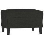 vidaXL Taburet, negru, 60x50x41 cm, material textil vidaXL Taburet, negru, 60x50x41 cm, material textil