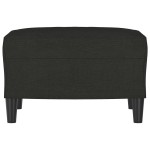 vidaXL Taburet, negru, 60x50x41 cm, material textil vidaXL Taburet, negru, 60x50x41 cm, material textil