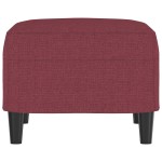 vidaXL Taburet, roșu vin, 60x50x41 cm, material textil vidaXL Taburet, roșu vin, 60x50x41 cm, material textil