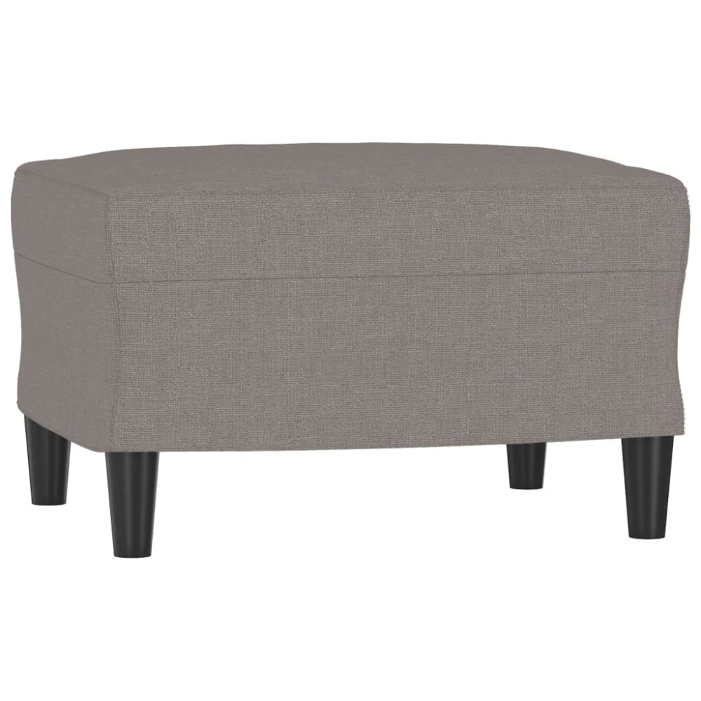 vidaXL Taburet, gri taupe, 60x50x41 cm, material textil
