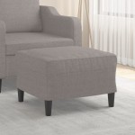 vidaXL Taburet, gri taupe, 60x50x41 cm, material textil vidaXL Taburet, gri taupe, 60x50x41 cm, material textil
