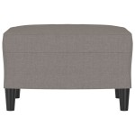vidaXL Taburet, gri taupe, 60x50x41 cm, material textil vidaXL Taburet, gri taupe, 60x50x41 cm, material textil
