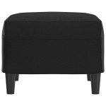 vidaXL Taburet, negru, 60x50x41 cm, piele ecologică vidaXL Taburet, negru, 60x50x41 cm, piele ecologică