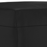 vidaXL Taburet, negru, 60x50x41 cm, piele ecologică vidaXL Taburet, negru, 60x50x41 cm, piele ecologică