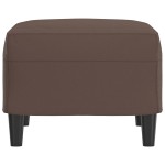 vidaXL Taburet, maro, 60x50x41 cm, piele ecologică vidaXL Taburet, maro, 60x50x41 cm, piele ecologică