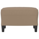 vidaXL Taburet, cappuccino, 60x50x41 cm, piele ecologică vidaXL Taburet, cappuccino, 60x50x41 cm, piele ecologică