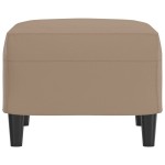 vidaXL Taburet, cappuccino, 60x50x41 cm, piele ecologică vidaXL Taburet, cappuccino, 60x50x41 cm, piele ecologică