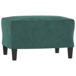 vidaXL Taburet, verde închis, 60x50x41 cm, catifea vidaXL Taburet, verde închis, 60x50x41 cm, catifea