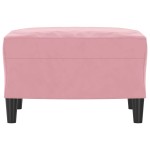 vidaXL Taburet, roz, 60x50x41 cm, catifea vidaXL Taburet, roz, 60x50x41 cm, catifea