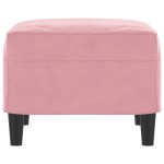 vidaXL Taburet, roz, 60x50x41 cm, catifea vidaXL Taburet, roz, 60x50x41 cm, catifea