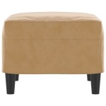 vidaXL Taburet, maro, 60x50x41 cm, catifea vidaXL Taburet, maro, 60x50x41 cm, catifea