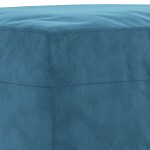 vidaXL Taburet, albastru, 60x50x41 cm, catifea vidaXL Taburet, albastru, 60x50x41 cm, catifea