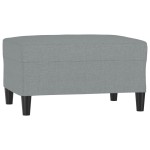 vidaXL Taburet, gri deschis, 70x55x41 cm, material textil vidaXL Taburet, gri deschis, 70x55x41 cm, material textil