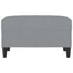 vidaXL Taburet, gri deschis, 70x55x41 cm, material textil vidaXL Taburet, gri deschis, 70x55x41 cm, material textil